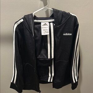 Adidas Kids Black Hoodie